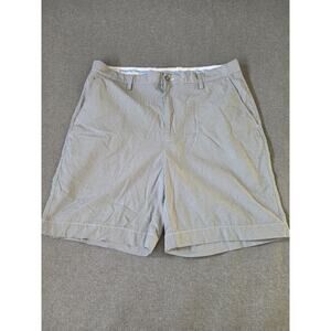 FootJoy Mens 38 Blue White Micro Stripe Performance Golf Shorts